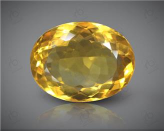 Yellow Citrine Natural Certified  9.96CTS-8513